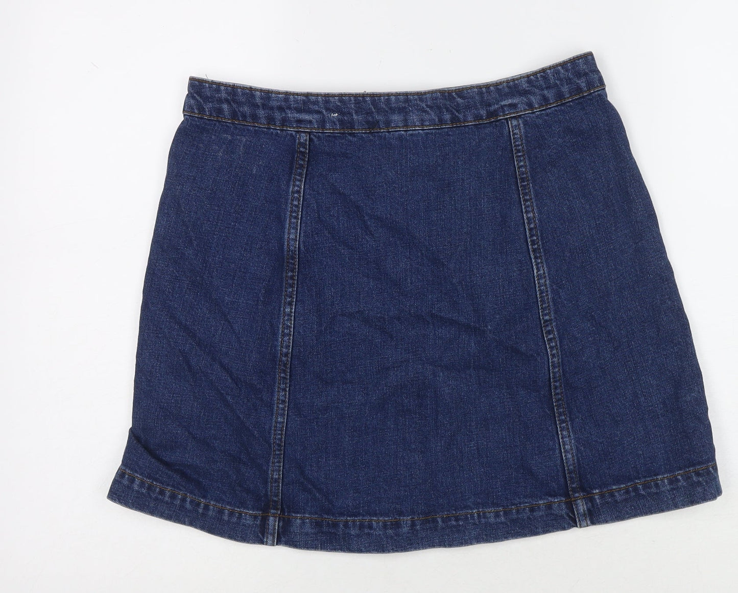 Womens UK Size 30 Topshop A-Line Denim Skirt
