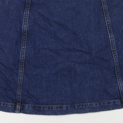 Womens UK Size 30 Topshop A-Line Denim Skirt