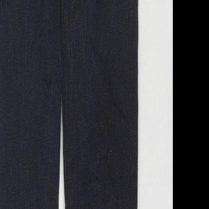 Lee Womens Blue Cotton Skinny Jeans Size 25 in L31 in Regular Zip