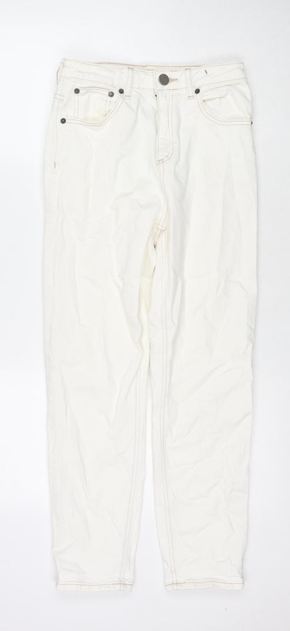 ASOS Womens White Cotton Skinny Jeans Size 26 L28 in Regular Zip