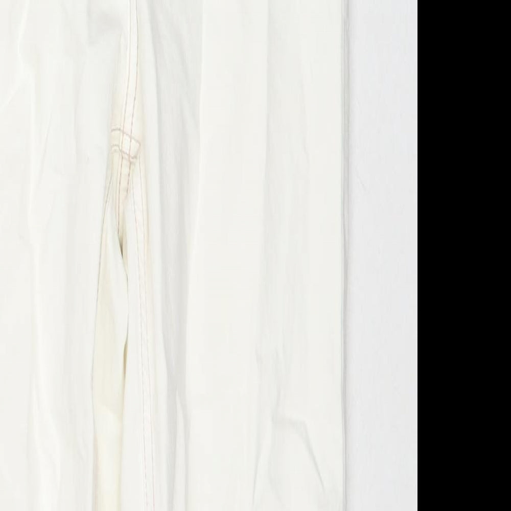 ASOS Womens White Cotton Skinny Jeans Size 26 L28 in Regular Zip