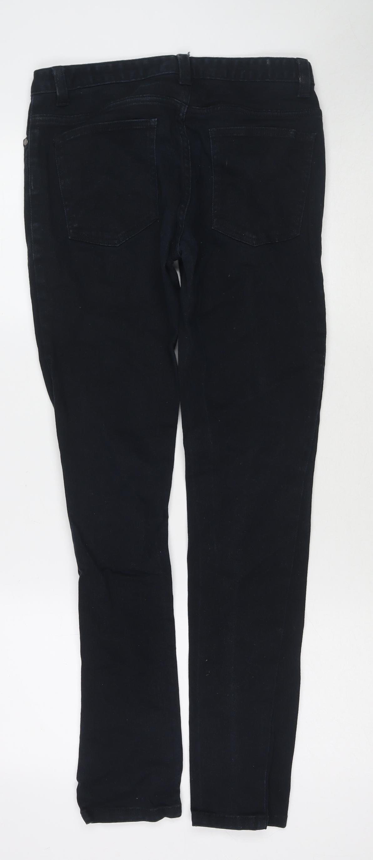 Denim & Co. Mens Black Cotton Skinny Jeans Size 30 in L32 in Regular Zip