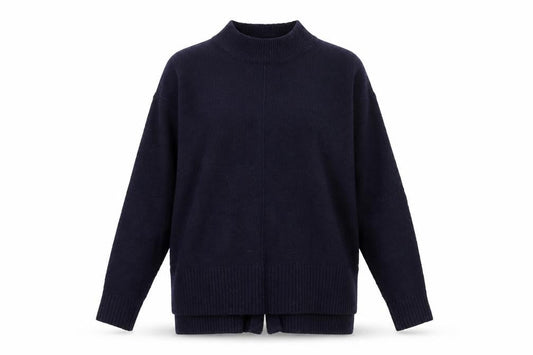 Womens UK Size 12 Red Herring Blue Pullover Jumper