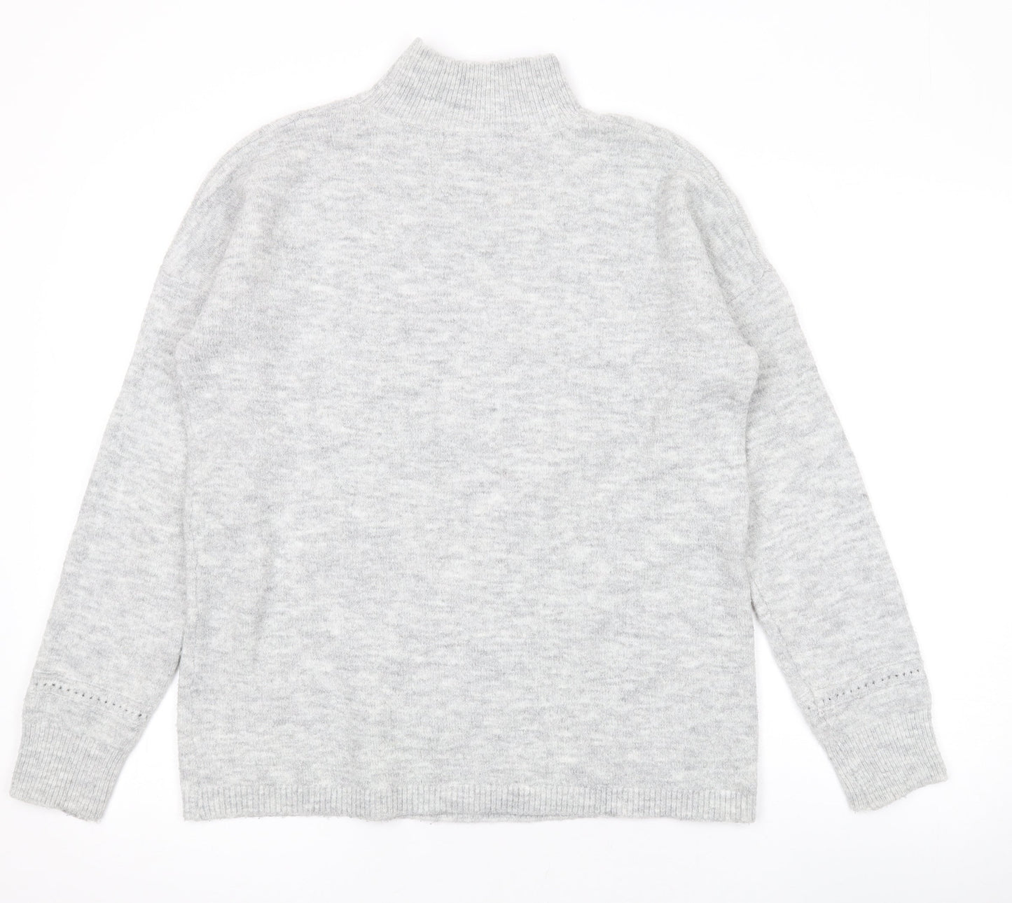 Womens UK Size S Oasis Grey Pullover Jumper