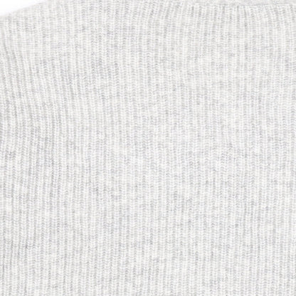 Damart Womens Grey V-Neck Acrylic Cardigan Jumper Size S