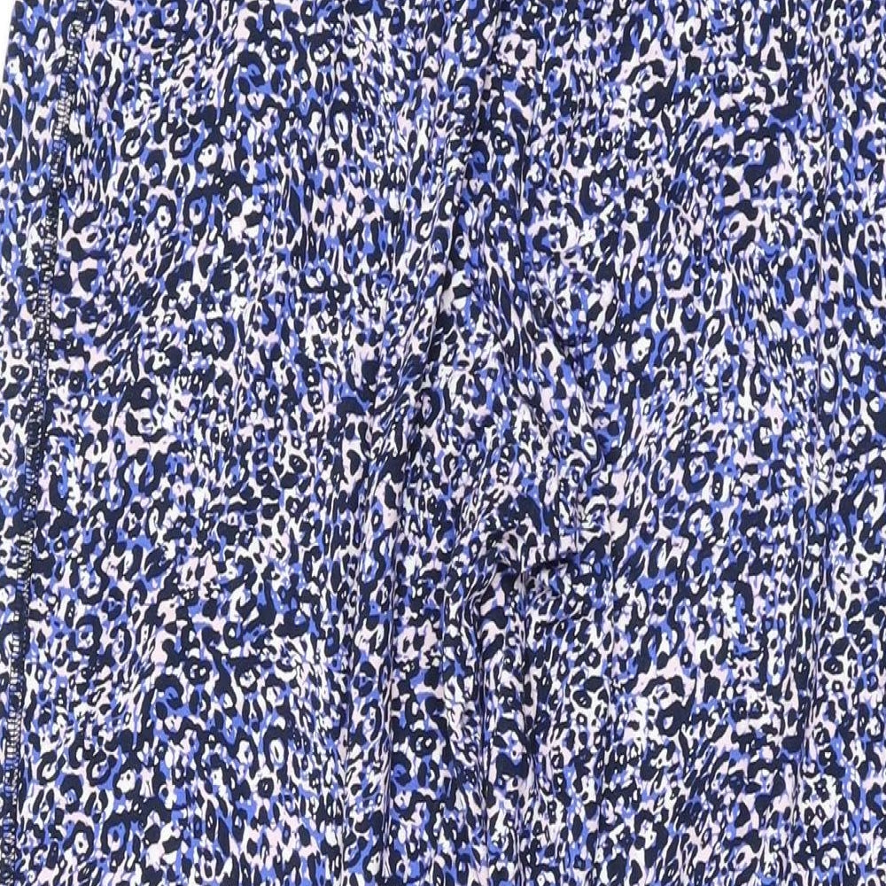 Womens UK Size 10 Marks and Spencer Regular Fit  Blue Trousers