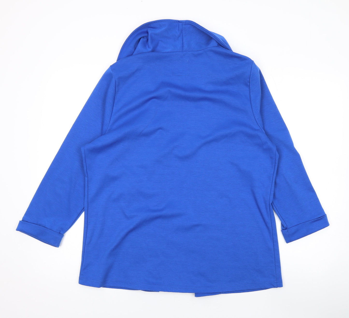 S21 Originals Womens Blue V-Neck Polyester Cardigan Jumper Size 18