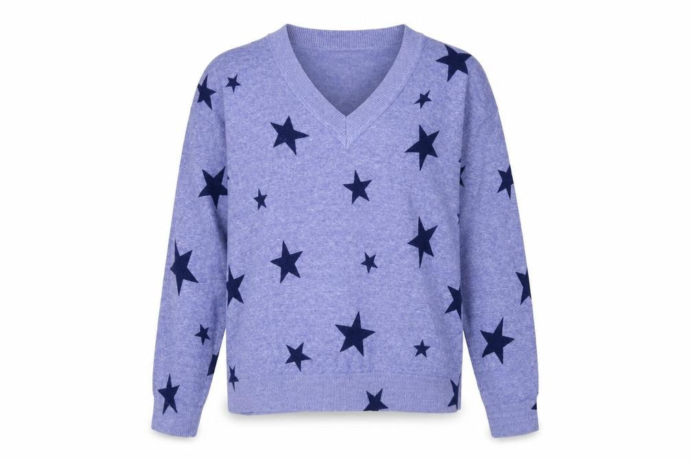 Womens UK Size M Marks and Spencer Blue Pullover Jumper