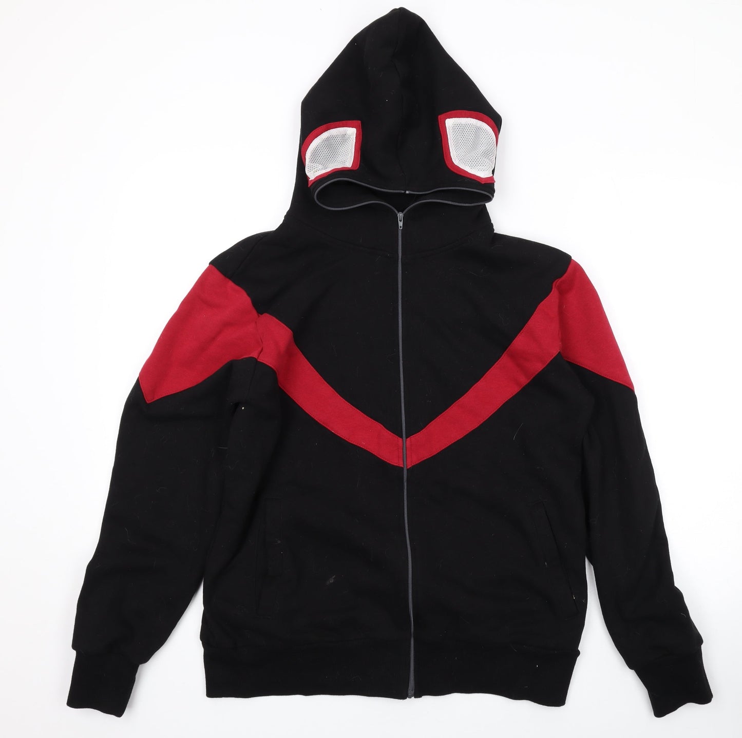 Cosplay Company Mens Black Cotton Full Zip Hoodie Size M