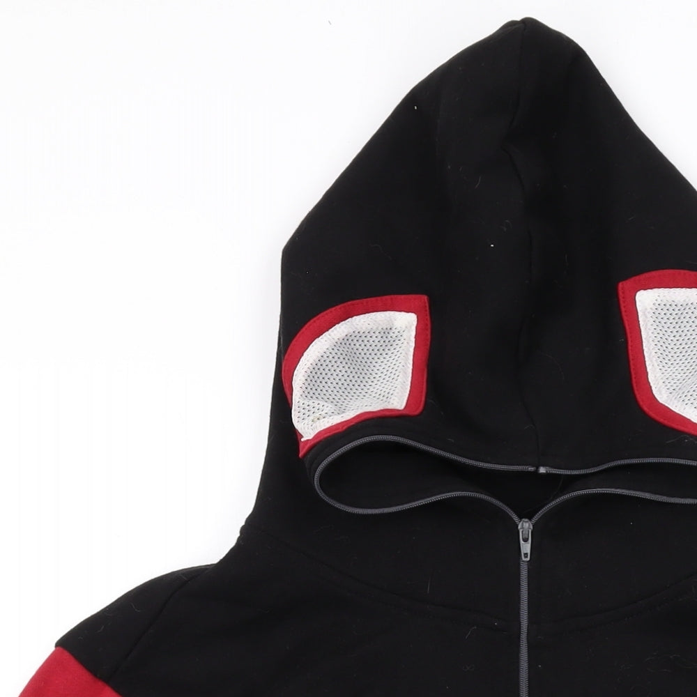 Cosplay Company Mens Black Cotton Full Zip Hoodie Size M