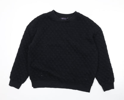 Womens UK Size 12 Marks and Spencer Black Pullover Sweatshirt