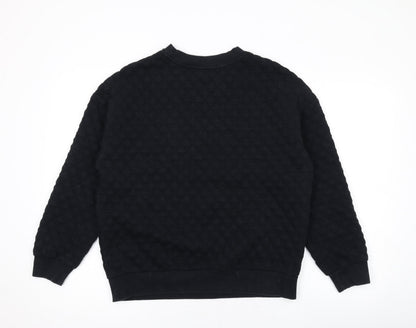 Womens UK Size 12 Marks and Spencer Black Pullover Sweatshirt