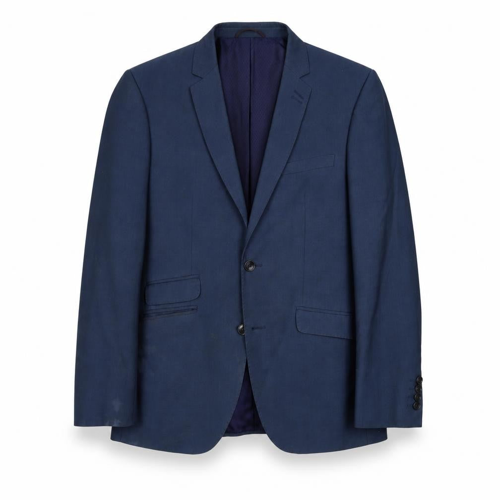 Mens UK Size 38 Burton Regular Blue Suit Jacket