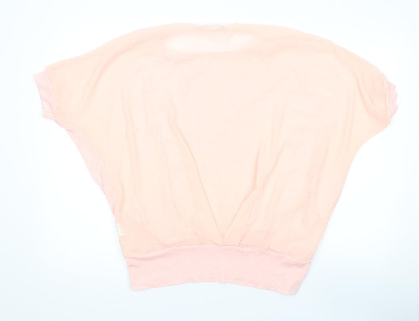 Womens UK Size L Vouley Vous Pink Basic T-Shirt