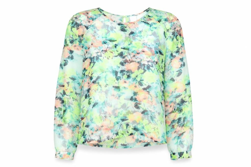 Womens UK Size S VILA Green Basic Blouse