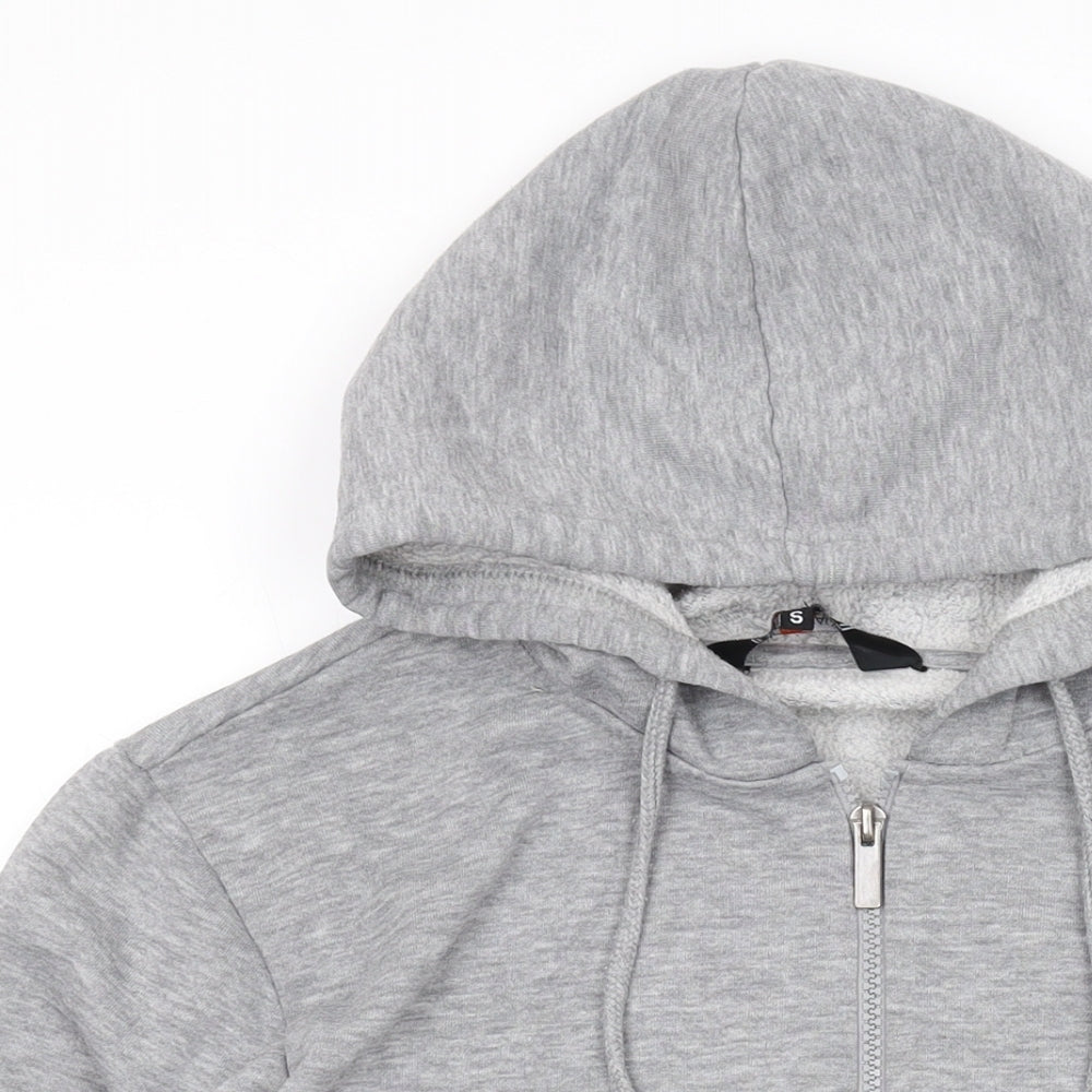 Originals Mens Grey Polyester Full Zip Hoodie Size S
