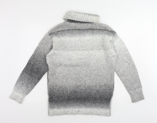 Womens UK Size S Marks and Spencer Grey Pullover Jumper