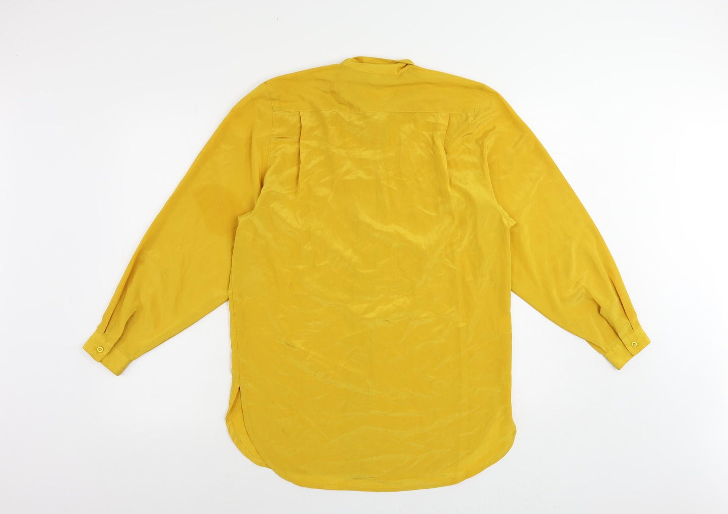 Womens UK Size 10 Principles Yellow Tunic Button-Up