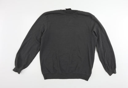 Mens UK Size M H&M Grey Pullover Sweatshirt