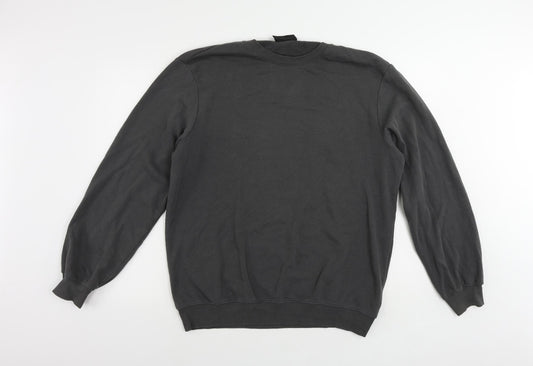 Mens UK Size M H&M Grey Pullover Sweatshirt