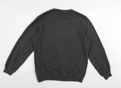 Mens UK Size M H&M Grey Pullover Sweatshirt