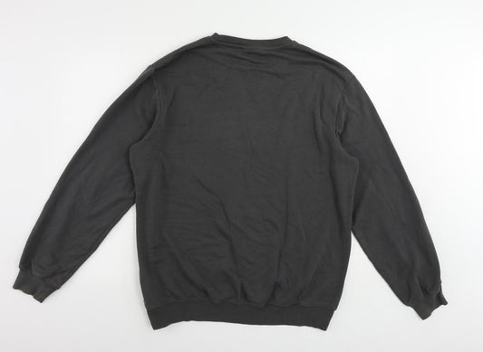 Mens UK Size M H&M Grey Pullover Sweatshirt