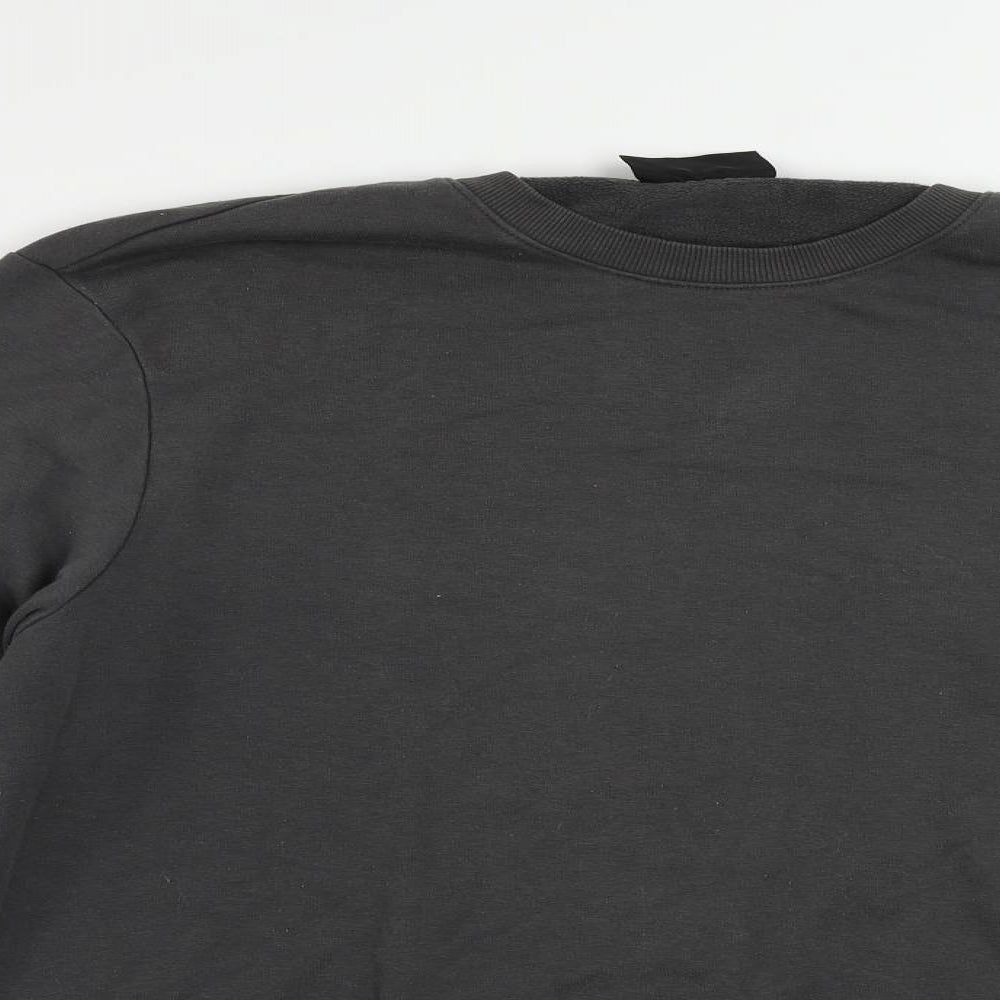 Mens UK Size M H&M Grey Pullover Sweatshirt