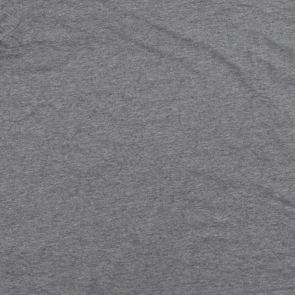 Dione Gilman Womens Grey Cotton Tunic T-Shirt Size XL Round Neck - Pockets