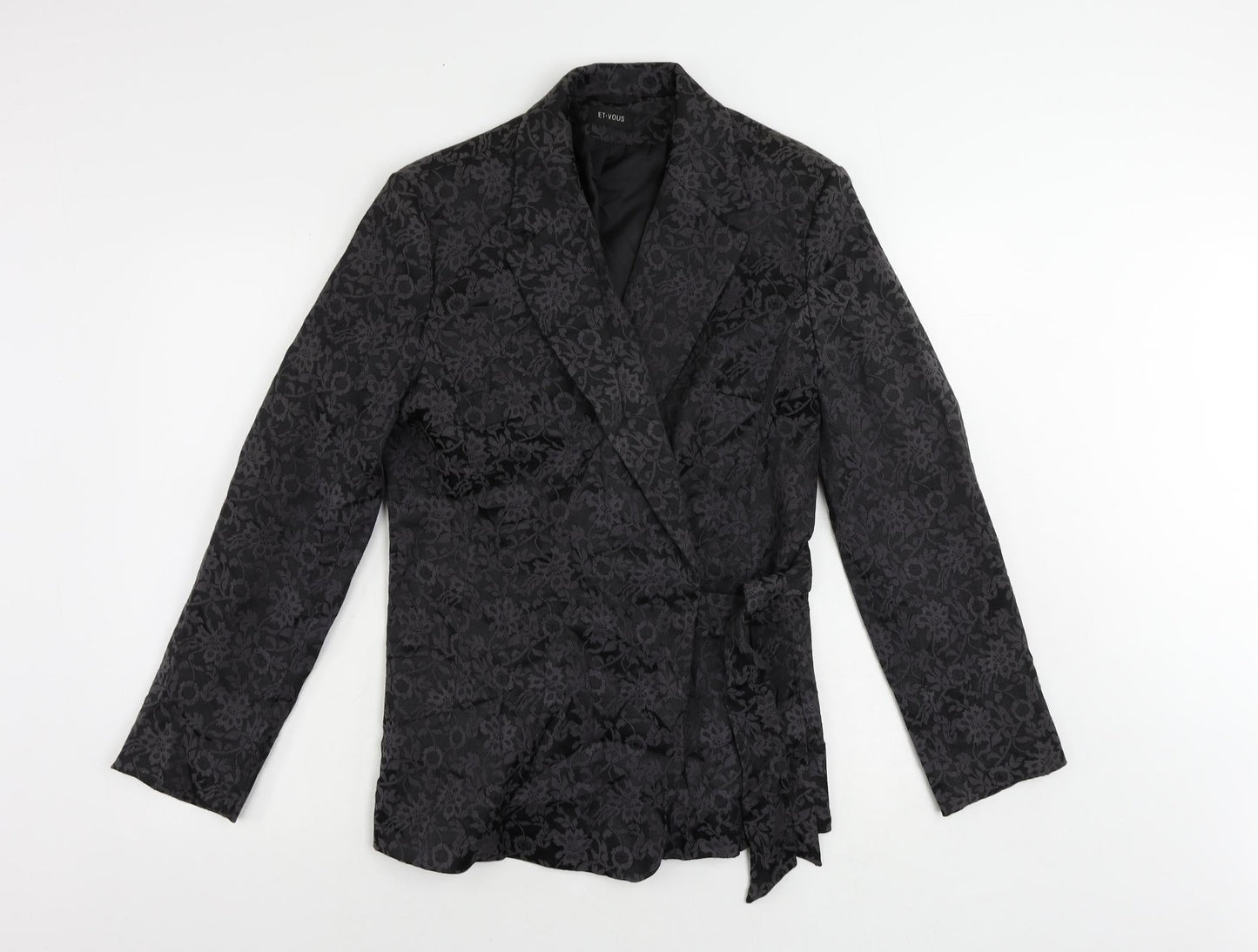 Womens UK Size 14 Et Vous Black Jacket