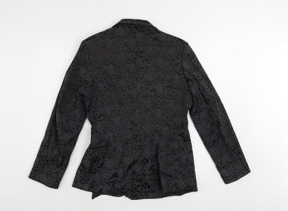 Womens UK Size 14 Et Vous Black Jacket