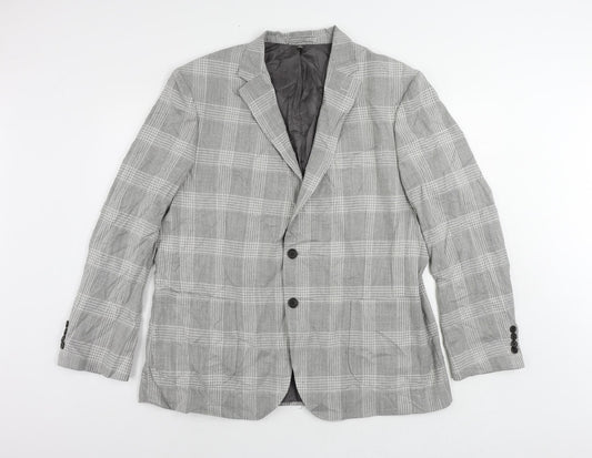 Mens UK Size 46 Marks and Spencer Regular Grey Suit Jacket