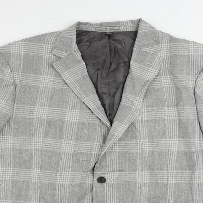 Mens UK Size 46 Marks and Spencer Regular Grey Suit Jacket