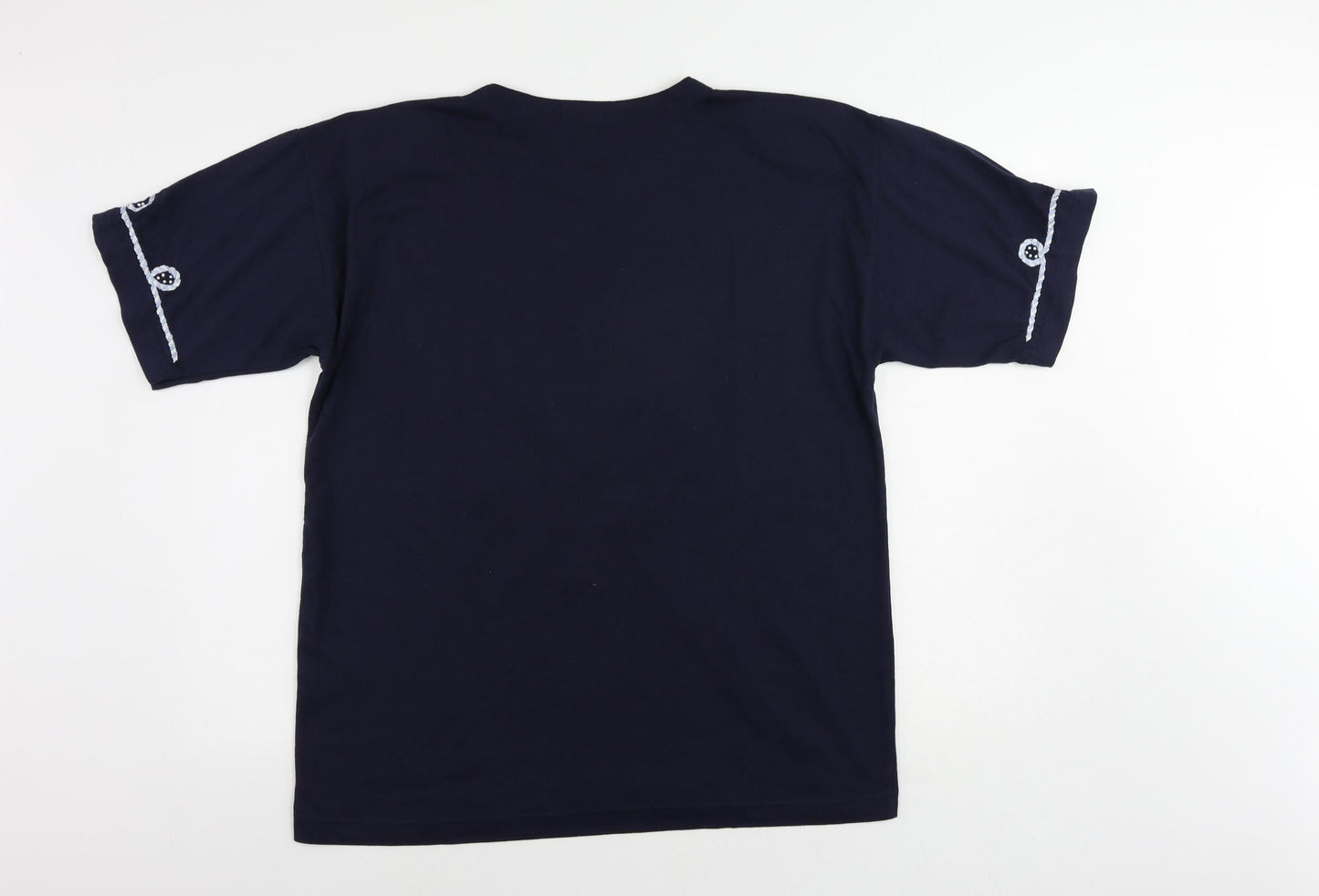 Womens UK Size One Size Instyle Blue Basic T-Shirt