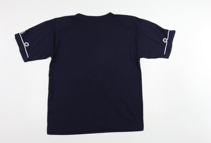 Womens UK Size One Size Instyle Blue Basic T-Shirt