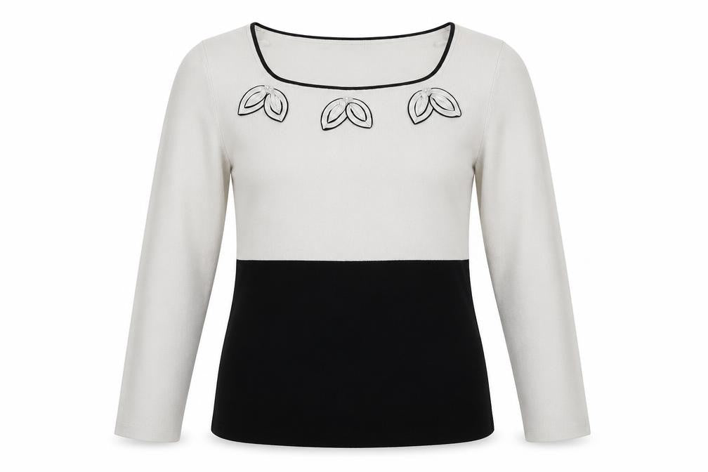 Womens UK Size S Sky White Pullover Jumper