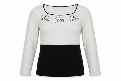 Womens UK Size S Sky White Pullover Jumper