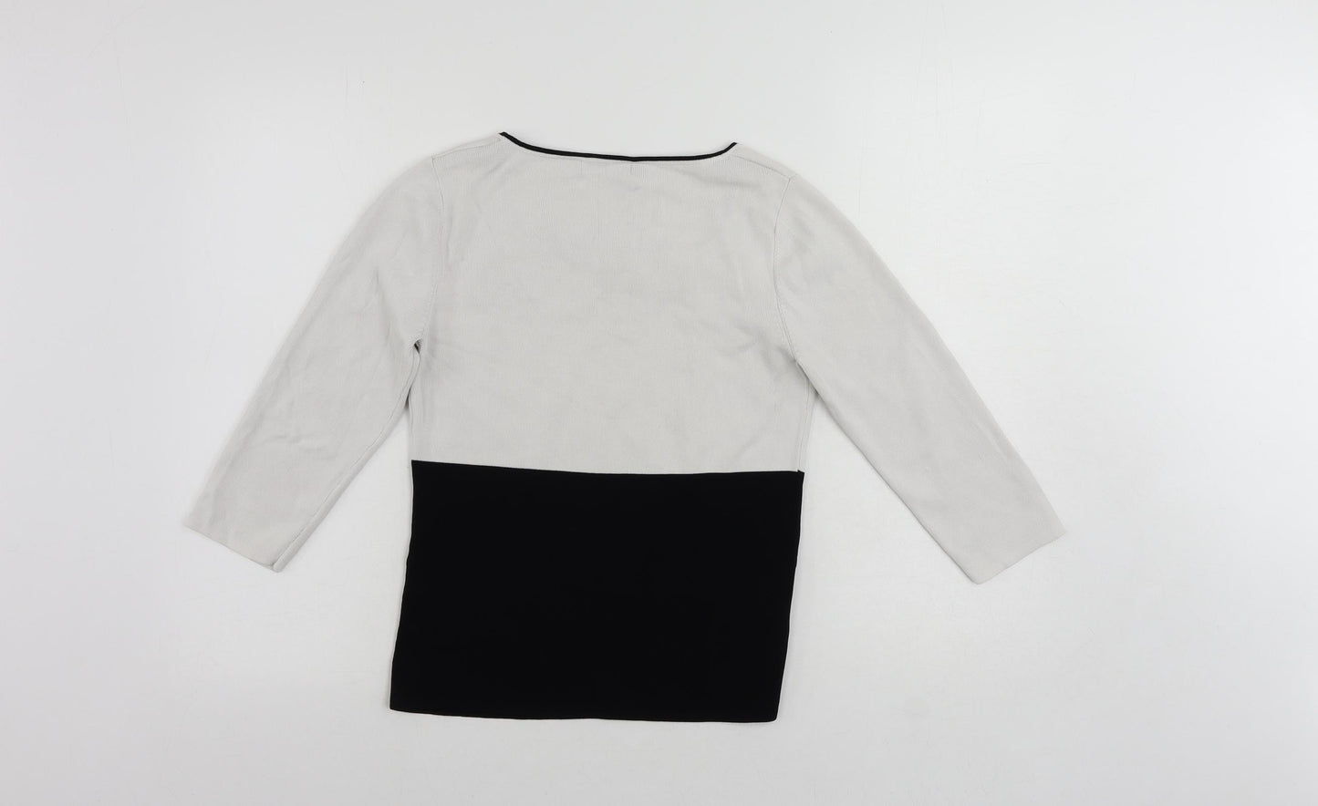 Womens UK Size S Sky White Pullover Jumper