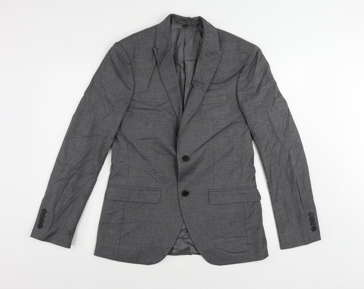 Mens UK Size 38 Marks and Spencer Regular Grey Suit Jacket