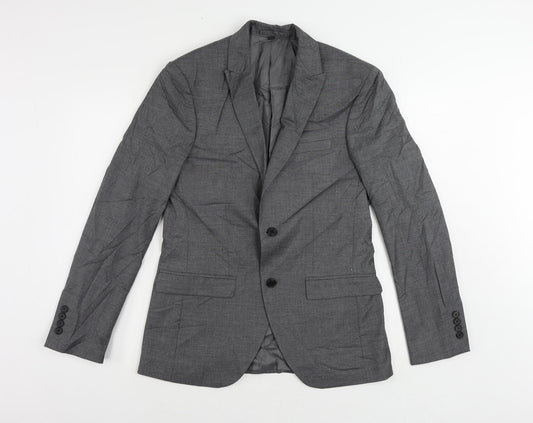 Mens UK Size 38 Marks and Spencer Regular Grey Suit Jacket