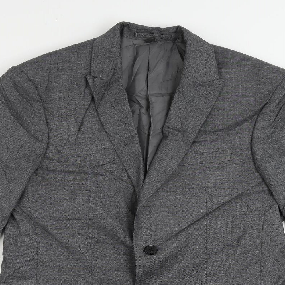 Mens UK Size 38 Marks and Spencer Regular Grey Suit Jacket