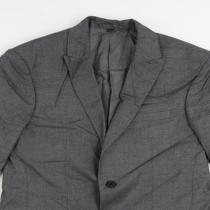 Mens UK Size 38 Marks and Spencer Regular Grey Suit Jacket