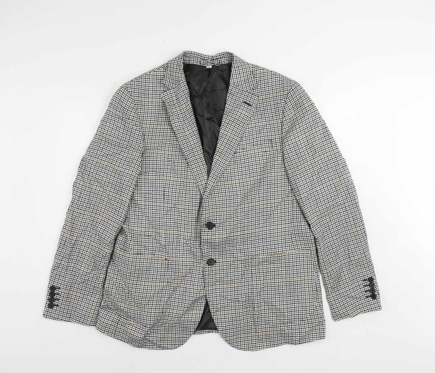 Mens UK Size 44 Marks and Spencer Regular Beige Suit Jacket
