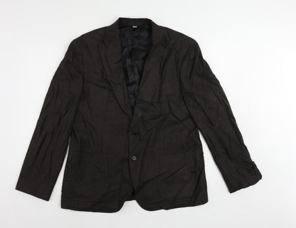 Mens UK Size 42 Marks and Spencer Regular Brown Suit Jacket