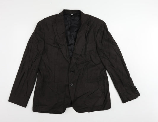 Mens UK Size 42 Marks and Spencer Regular Brown Suit Jacket