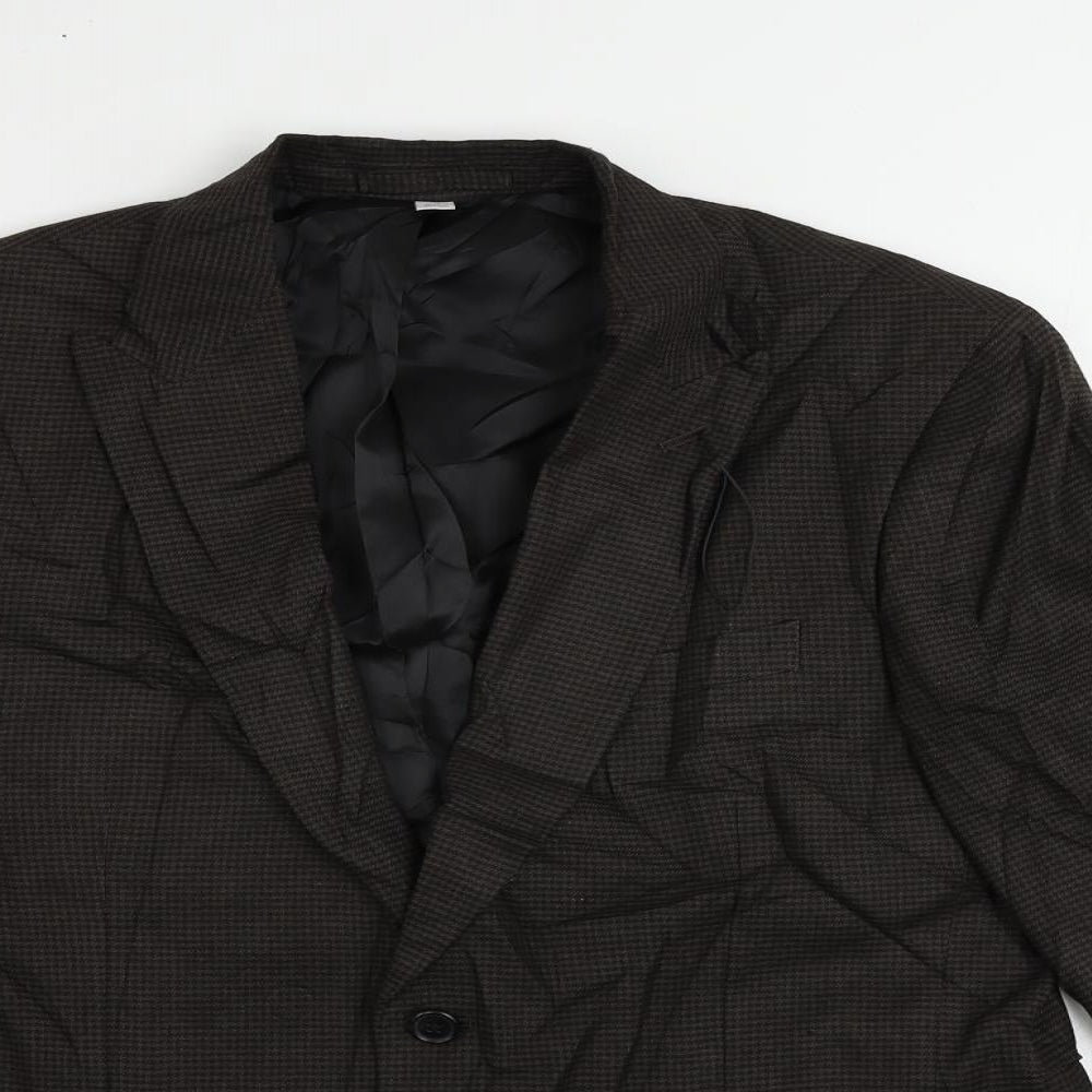 Mens UK Size 42 Marks and Spencer Regular Brown Suit Jacket