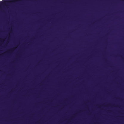 Womens UK Size L Reflections Purple Basic Blouse