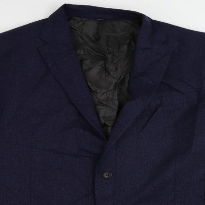 Mens UK Size 46 Marks and Spencer Regular Blue Suit Jacket
