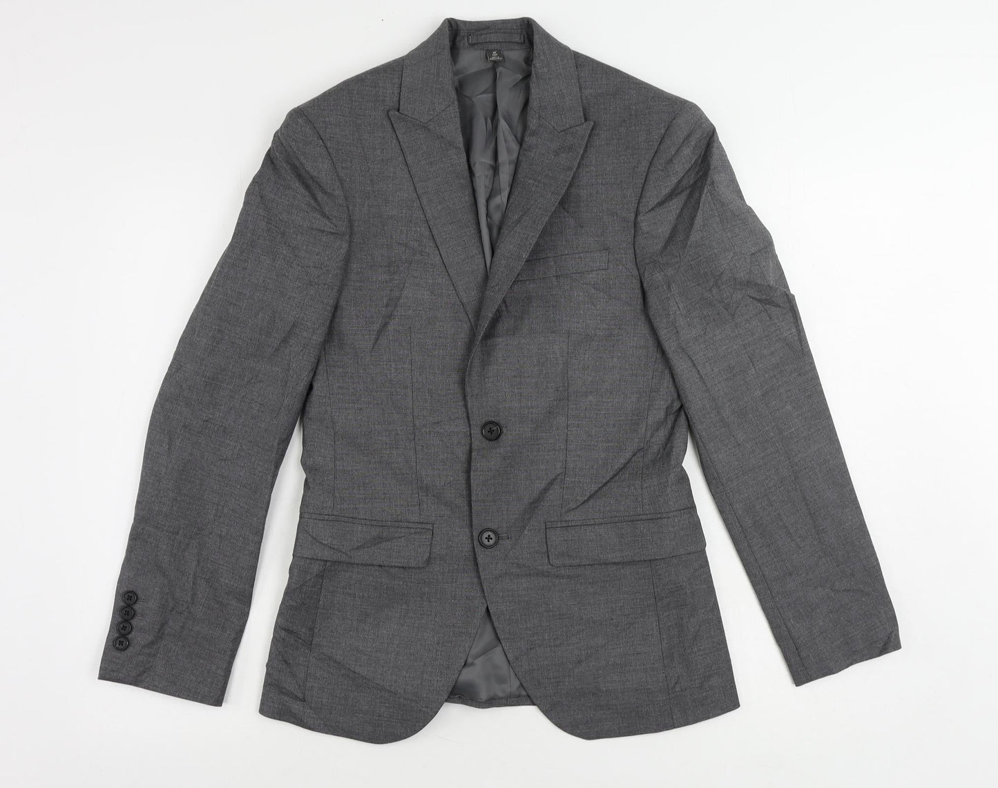 Mens UK Size 34 Marks and Spencer Regular Grey Suit Jacket