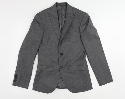 Mens UK Size 34 Marks and Spencer Regular Grey Suit Jacket