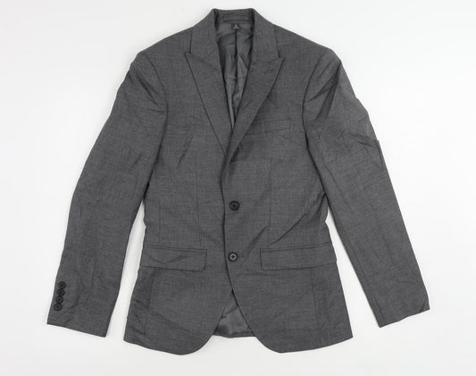 Mens UK Size 34 Marks and Spencer Regular Grey Suit Jacket